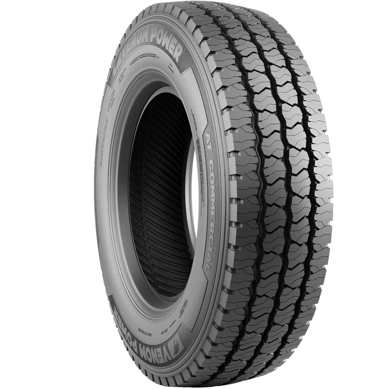 2 New Venom Power Grand AM Tires - 155/80R13 79S All Season Passenger Tires (White Sidewall)