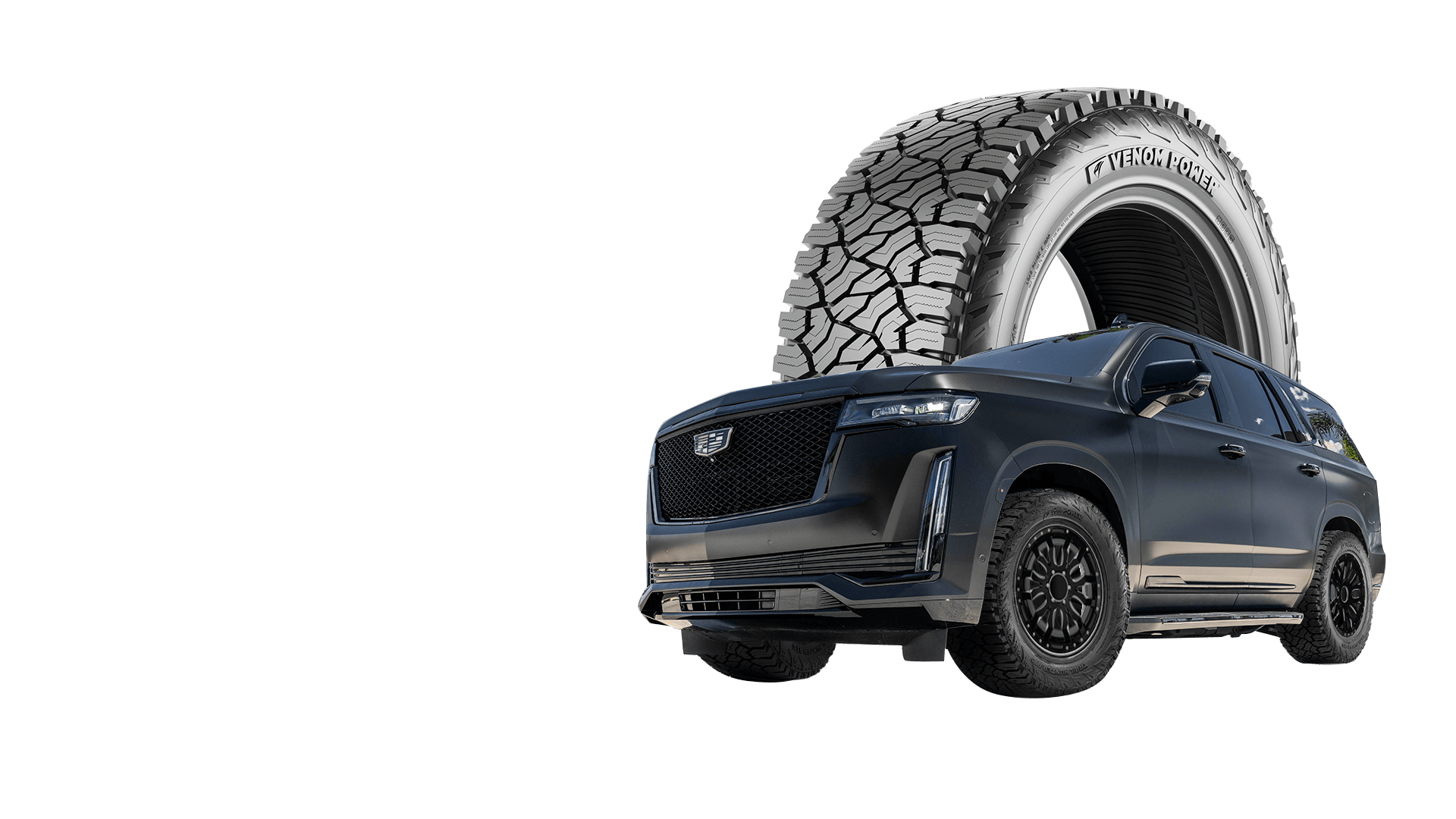 4 New Venom Power Trail Hunter ATS Tires – 255/55R19 111V XL All Terrain